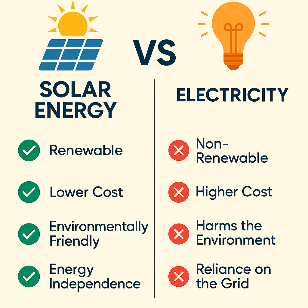 Solar vs Electricity